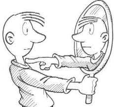 O melhor espelho que reflete o ser humano são as suas próprias atitudes